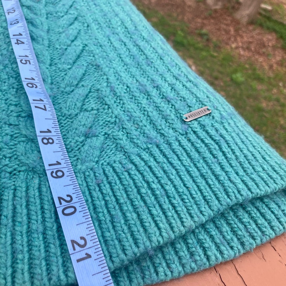 Hollister wool blend green purple sweater - Picture 10 of 12